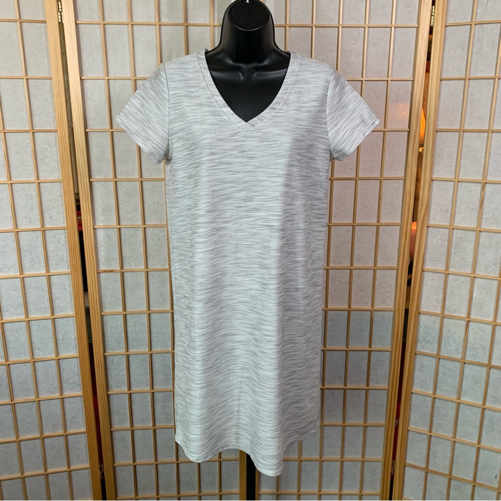 Merona V-neck Gray Sheath Dress